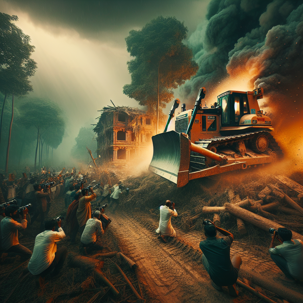 मनेन्द्रगढ़: जनकपुर में वन विभाग का बड़ा एक्शन, अतिक्रमण पर चली बुलडोजर की गाज! 🚨✨ वीडियो देखें!