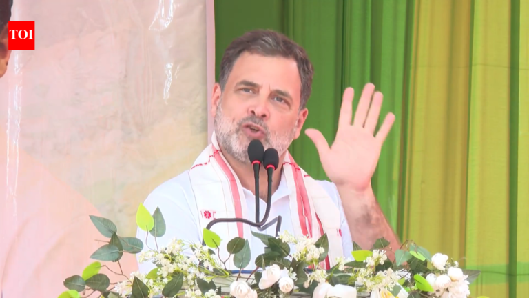 राहुल गांधी ने असम में कहा: ‘ट्रंप की अनुमति बिना भारत नहीं खरीदेगा तेल’