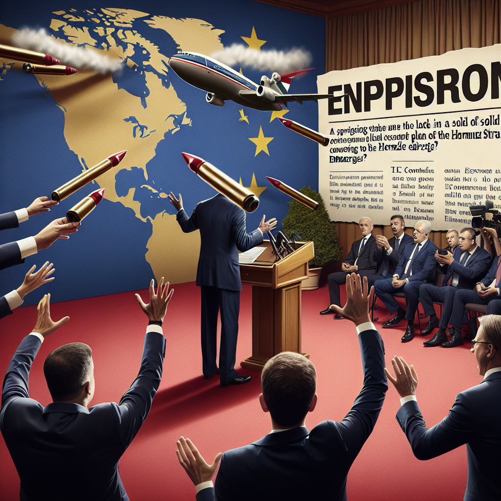 हर्मूज जलडमरूमध्य बंदी पर ट्रंप का कोई ठोस प्लान नहीं: यूरोप हैरान