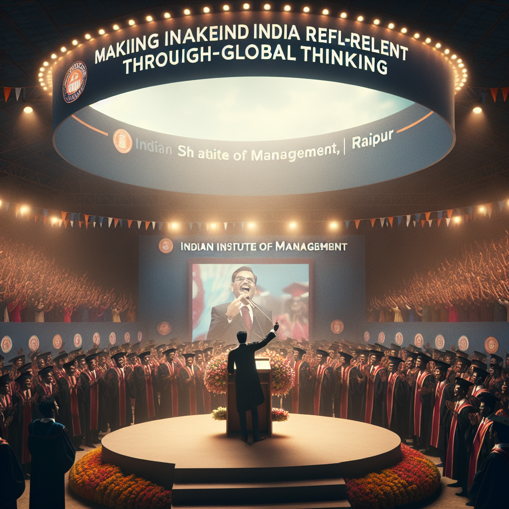 Home Web Morcha <p><strong>"छत्तीसगढ़: आईआईएम रायपुर के दीक्षांत समारोह में जयशंकर का जोर, 'ग्लोबल सोच से बनाएं भारत आत्मनिर्भर!'"</strong></p>