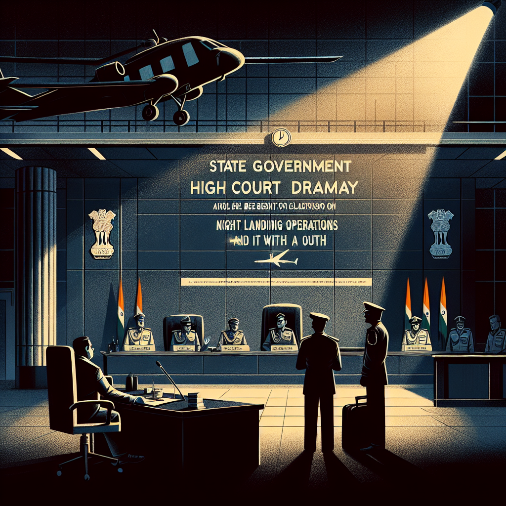 हाई कोर्ट की तल्खी: राज्य सरकार से नाइट लैंडिंग पर मांगी सफाई, शपथ पत्र समेत भेजी गई नोटिस!