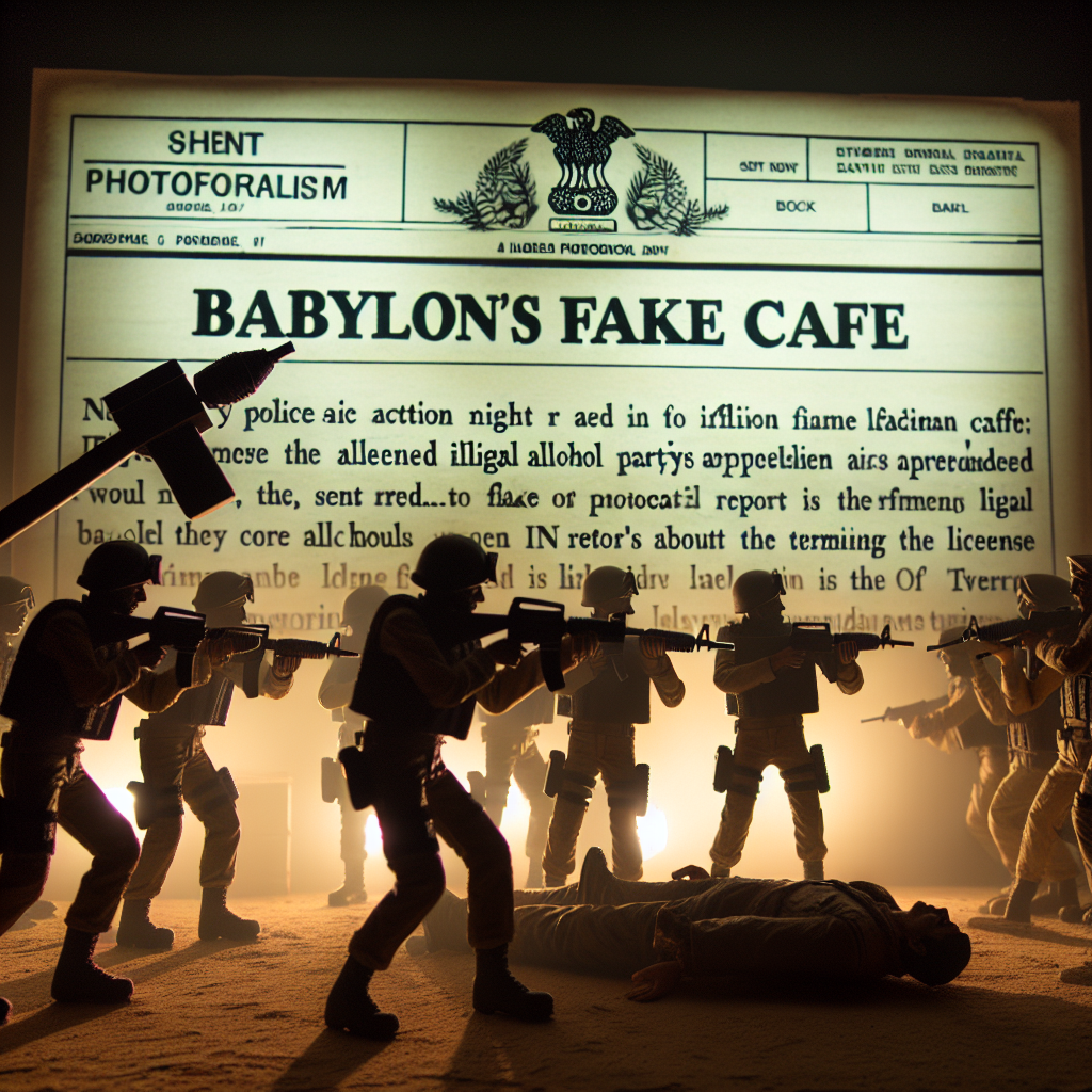 Home Web Morcha <p>🎉 <strong>बेबीलोन के 'फर्जी कैफे' पर पुलिस का छापा: रात को चल रहीं अवैध शराब पार्टी, कलेक्टर को भेजा गया लाइसेंस निरस्ती का रिपोर्ट!</strong> 🍷🚫</p>