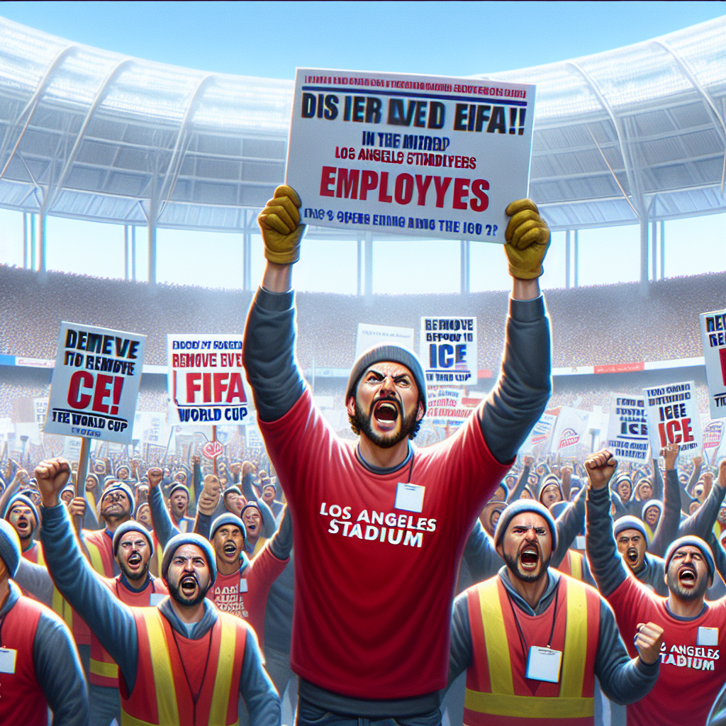 लॉस एंजेलेस स्टेडियम कर्मचारियों ने FIFA से ICE को विश्व कप से बाहर करने की मांग की