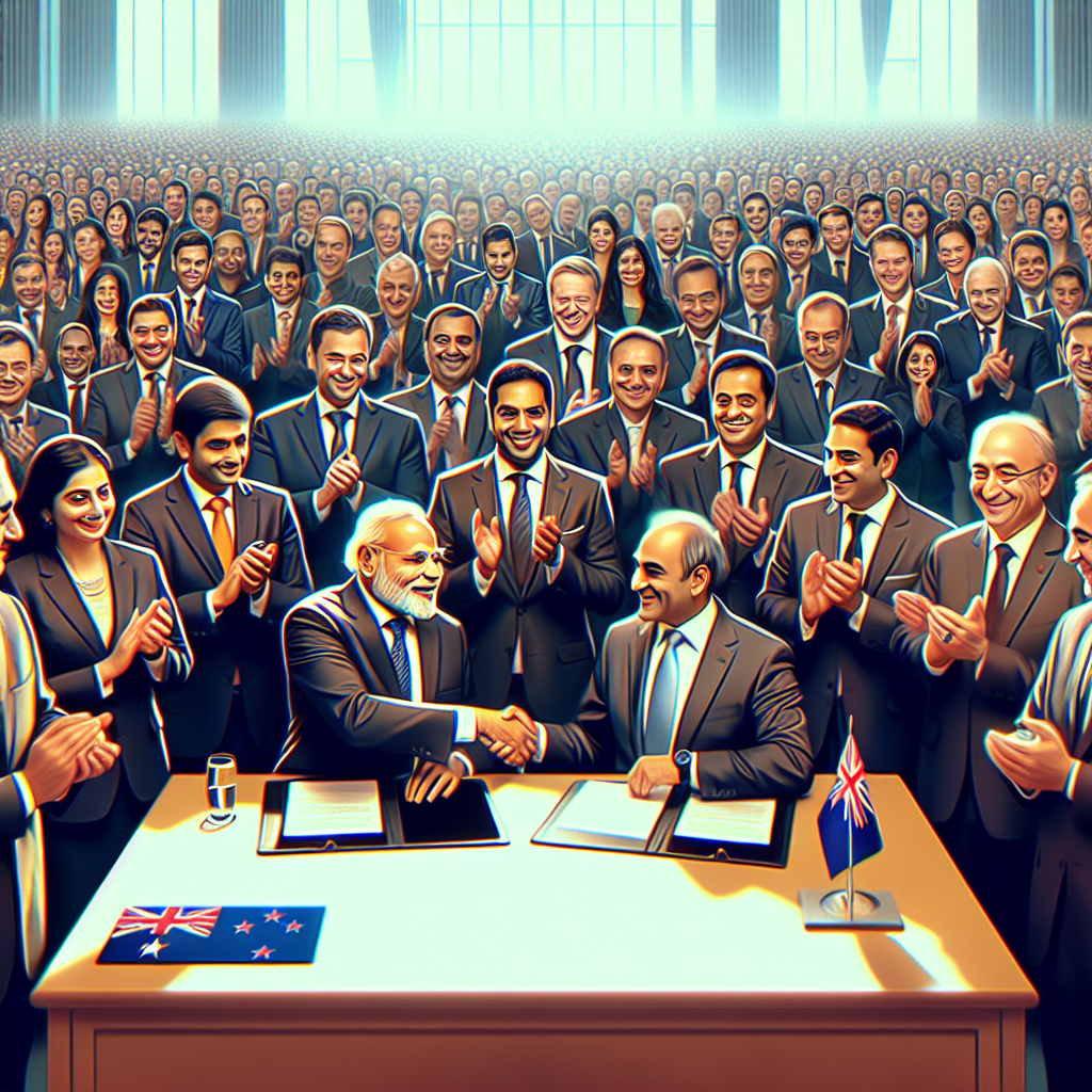 भारत-न्यूज़ीलैंड एफटीए 24 अप्रैल को साइन होगा, 20 अरब डॉलर का निवेश! Web Morcha भारत-न्यूज़ीलैंड एफटीए 24 अप्रैल को साइन होगा, 20 अरब डॉलर का निवेश!