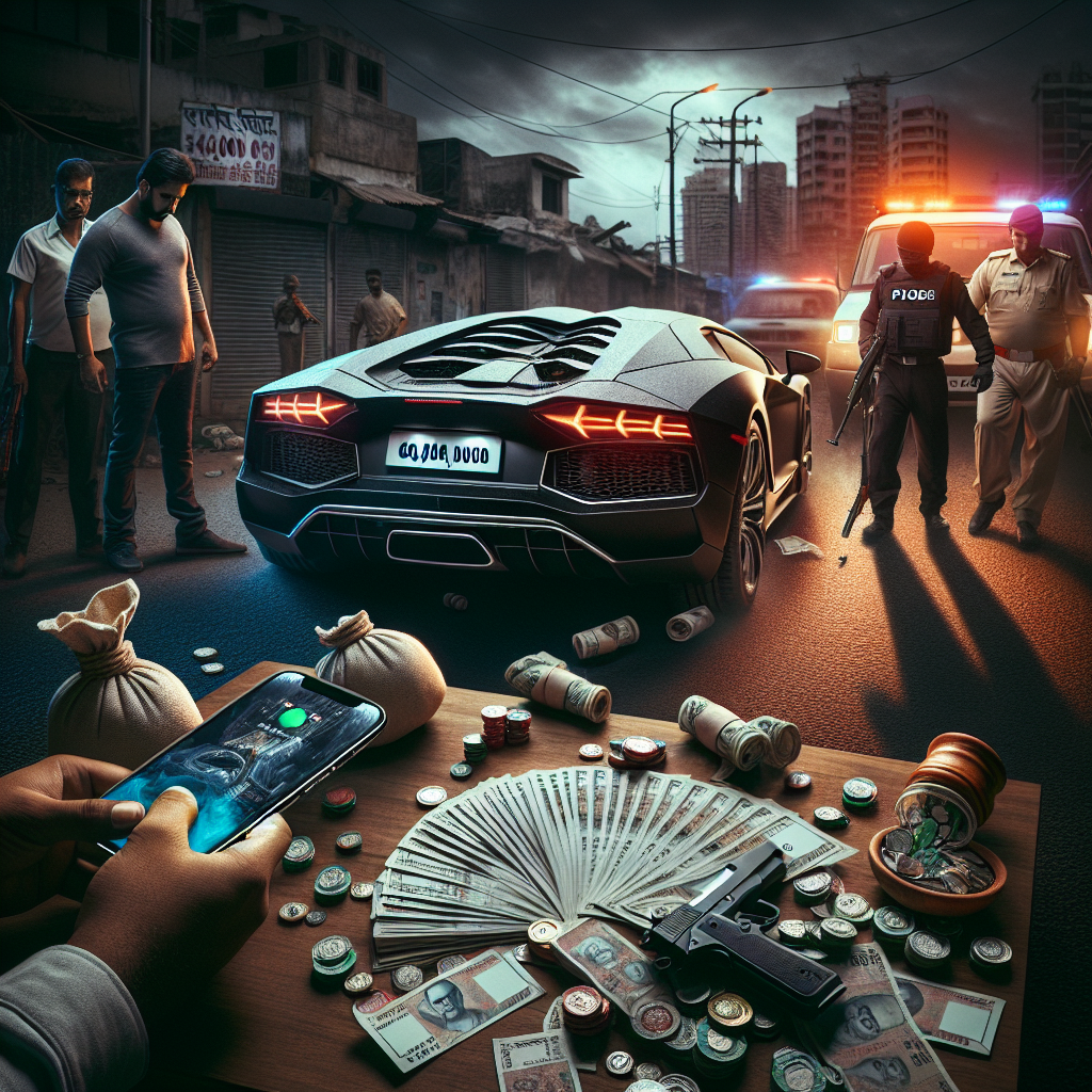 <p><strong>रायपुर में जुए का खात्मा: लग्जरी कार, आईफोन और 6 लाख रुपये कैश के साथ दो गिरफ्तार!</strong></p> Web Morcha रायपुर में जुए का खात्मा: लग्जरी कार, आईफोन और 6 लाख रुपये कैश के साथ दो गिरफ्तार!