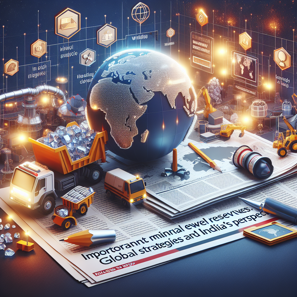 महत्वपूर्ण खनिज भंडारण: वैश्विक रणनीतियाँ और भारत का दृष्टिकोण
