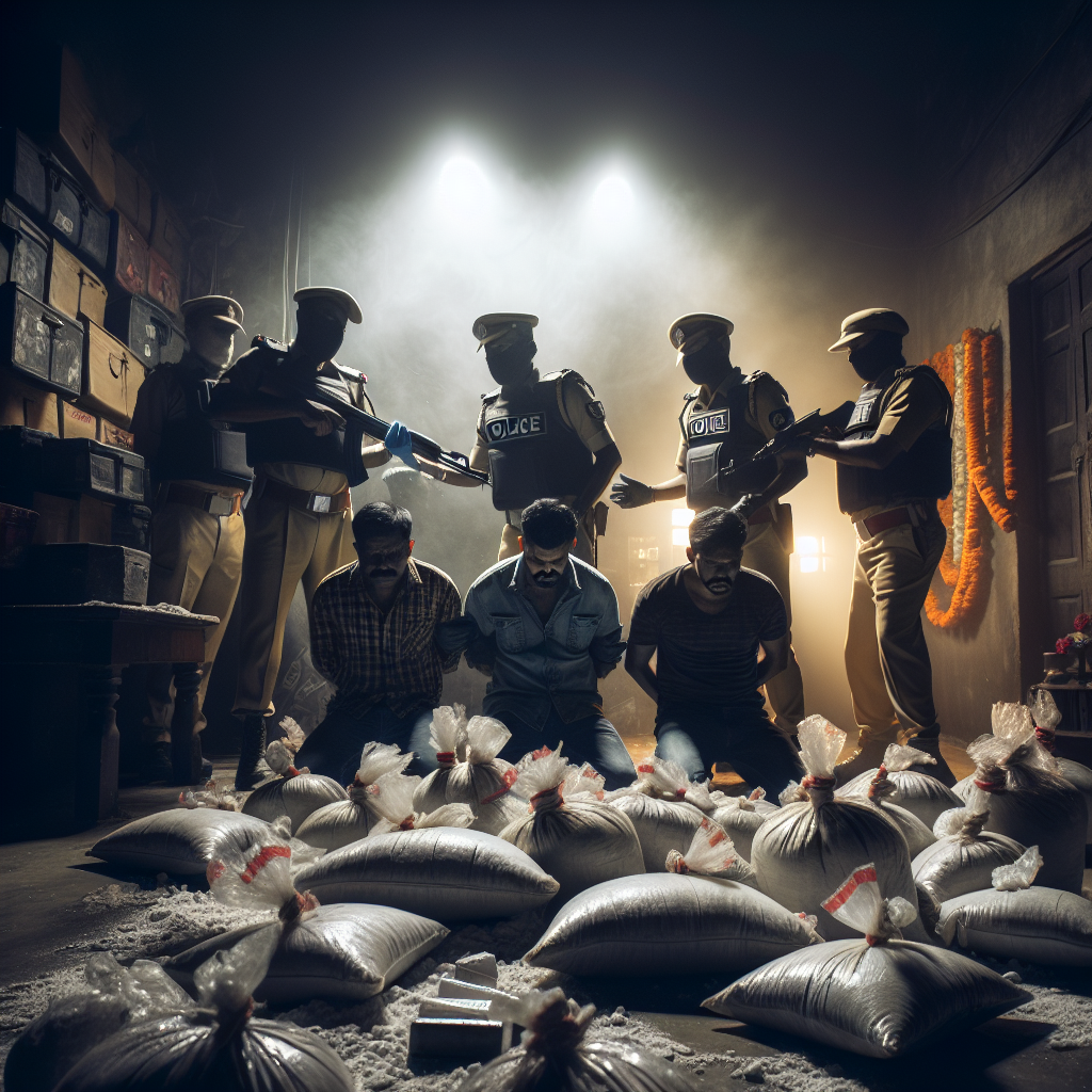 दुर्ग न्यूज़: पंजाब के तस्करों से छत्तीसगढ़ में 18.69 लाख की हेरोइन जब्त, चार गिरफ्तार – किराए के मकान में चल रहा था नशे का गंदा खेल!