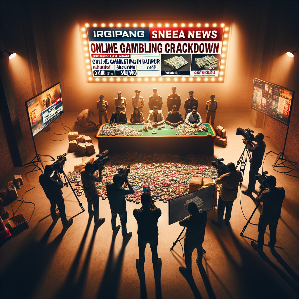 <p><strong>"रायपुर में ऑनलाइन सट्टा दबिश: हिस्ट्रीशीटर समेत 6 गिरफ्तार, 9 लाख की नगदी जब्त!"</strong></p> Web Morcha "रायपुर में ऑनलाइन सट्टा दबिश: हिस्ट्रीशीटर समेत 6 गिरफ्तार, 9 लाख की नगदी जब्त!"