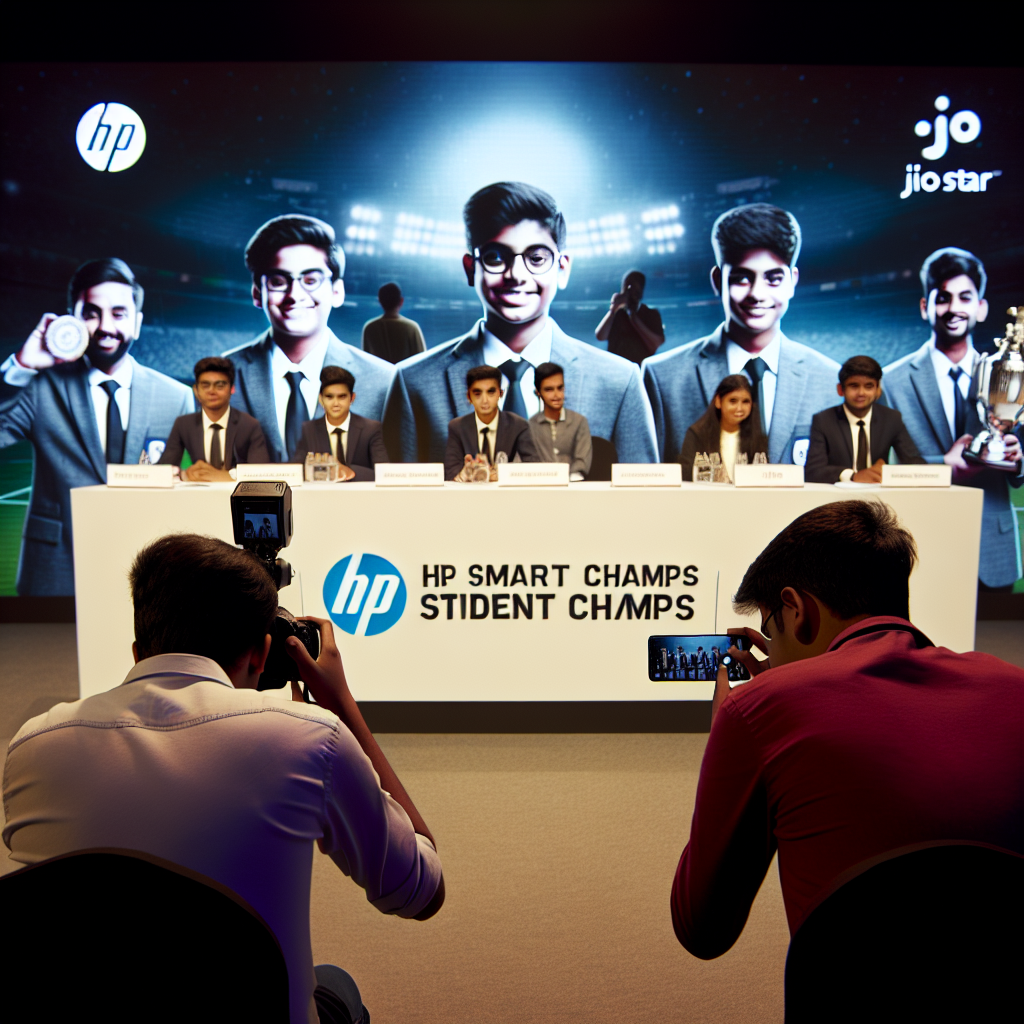 एचपी इंडिया और जियोस्टार ने लॉन्च किया 'HP स्मार्ट चैंप्स' छात्र खेल शो