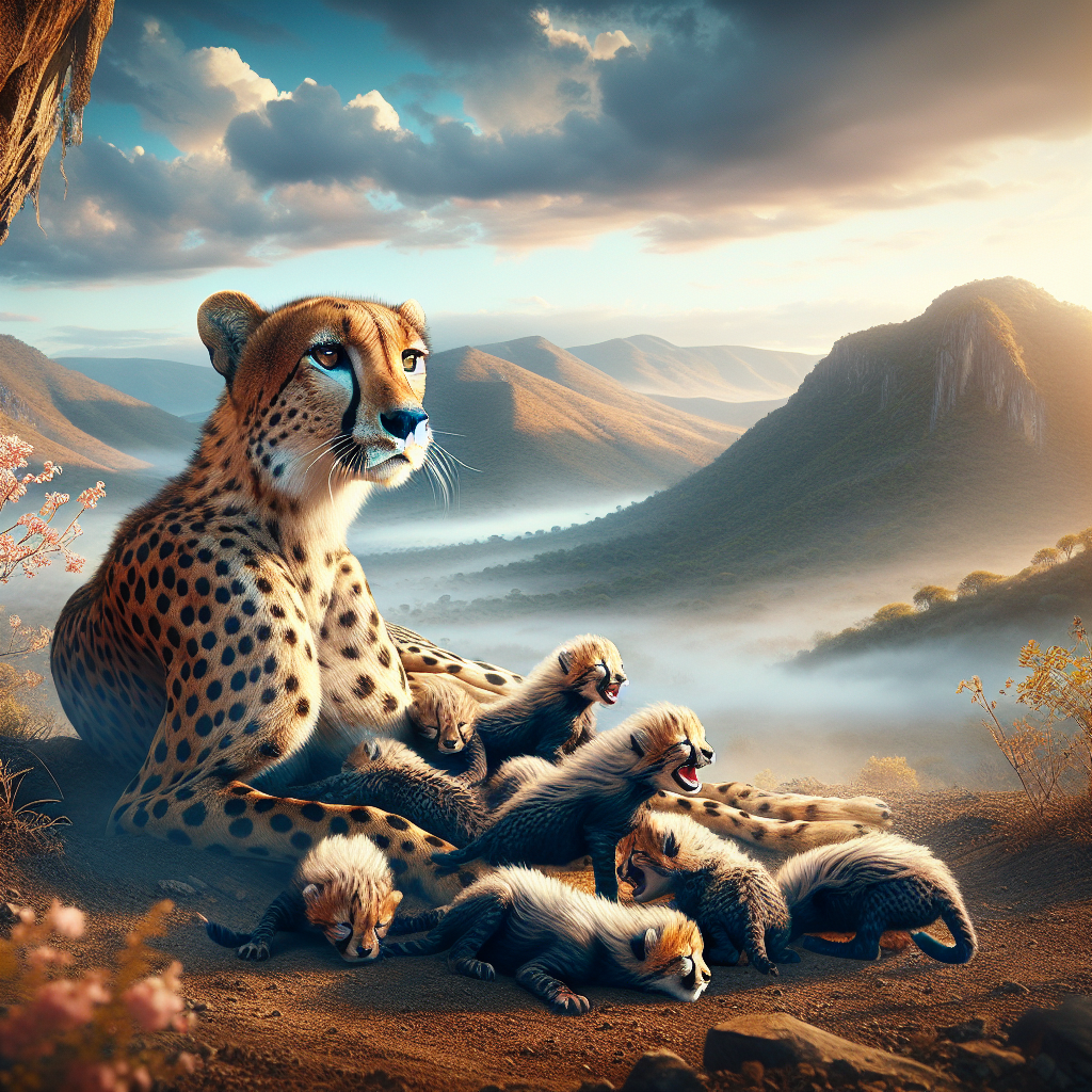 भारतीय मूल की चीता ने कूनो नेशनल पार्क में चार बच्चों को जन्म दिया