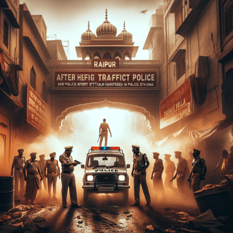 <p><strong>"रायपुर में हड़कंप: यातायात पुलिस के बाद अब थानों में पुलिसकर्मियों के तबादले, डीसीपी ने जारी की नई सूची!"</strong></p>