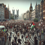 लंदन में فلسطीन के समर्थन में 500 से अधिक लोगों की गिरफ्तारी!