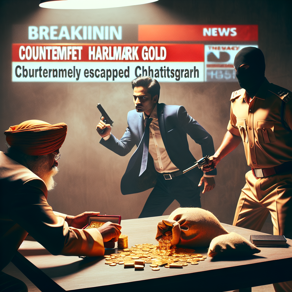 सावधान! CG में हॉलमार्क वाले नकली सोने का खुलासा, एक कारोबारी ठगी से बचा!