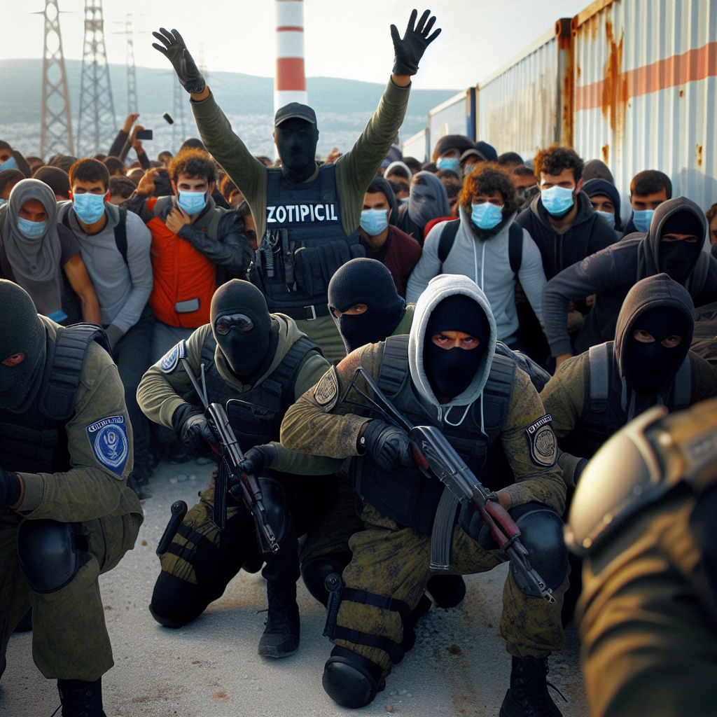 ग्रीक पुलिस सीमा पर प्रवासियों को वापस धकेलने के लिए मास्कधारी 'भाड़े के योद्धे' का इस्तेमाल