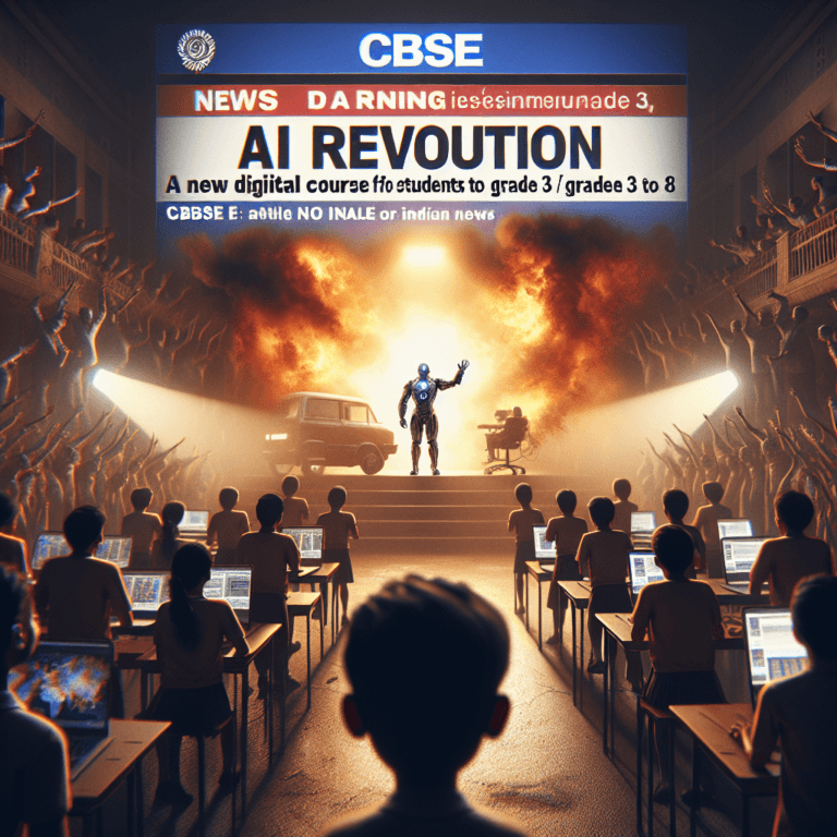 <p><strong>CBSE का AI क्रांति: 3 से 8वीं तक छात्रों के लिए डिजिटल प्लेटफार्म पर अब मिलेगा नया कोर्स!</strong></p>