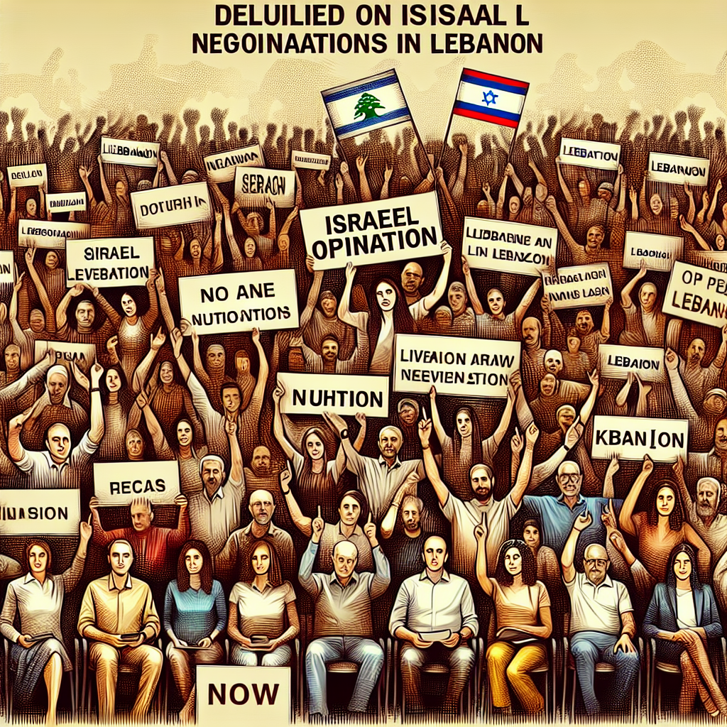 लेबनान में इजराइल वार्ता पर लोगों की राय: तनाव बढ़ता हुआ!