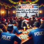 सांता कॉन आयोजक पर चैरिटी पब क्रॉल से $1 मिलियन चोरी का आरोप