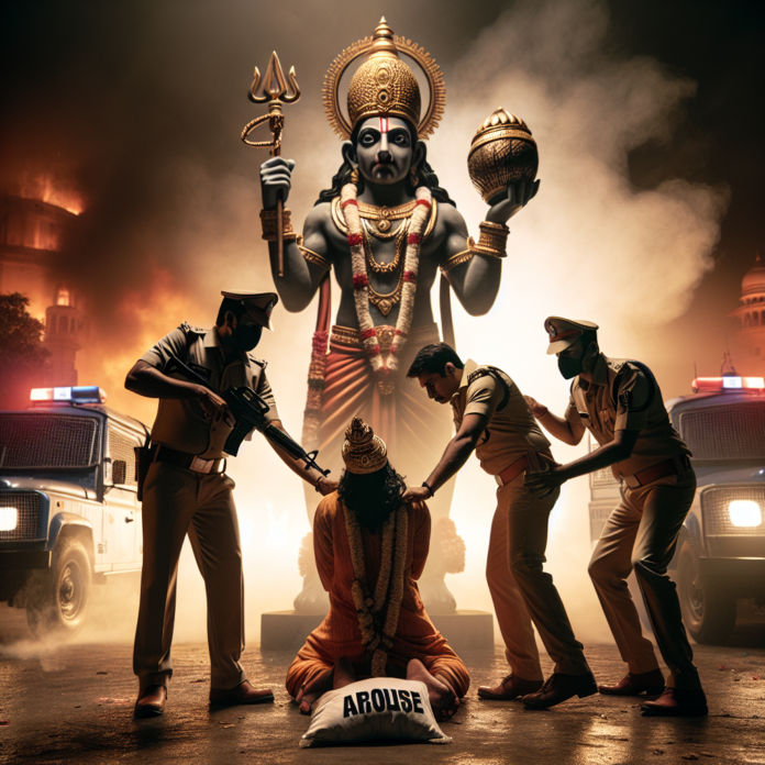 <p><strong>ब्रेकिंग न्यूज: हनुमान जी की मूर्ति से मुकुट चोरी, तीन गिरफ्तार - भगवान से मांगी माफी, पुलिस ने कहा: मूर्ति नहीं हुई खंडित!</strong></p>