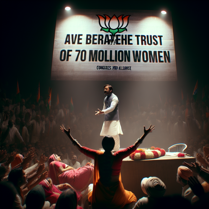 महिला आरक्षण पर BJP का जोरदार हमला: सीएम ने कांग्रेस-इंडी गठबंधन पर 70 करोड़ महिलाओं से विश्वासघात का लगाया गंभीर आरोप!