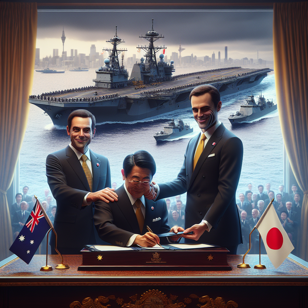ऑस्ट्रेलिया और जापान ने 7 अरब डॉलर के युद्धपोत सौदे पर हस्ताक्षर किए