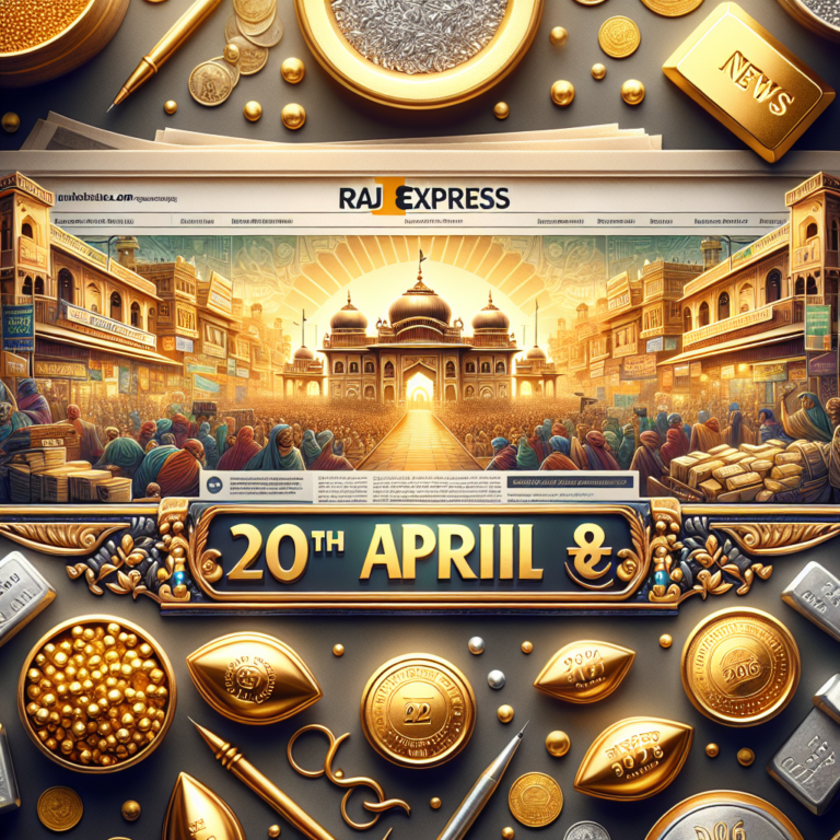 आज का सोना-चांदी रेट 20 अप्रैल 2026 | Gold Silver Price India – rajexpress.com