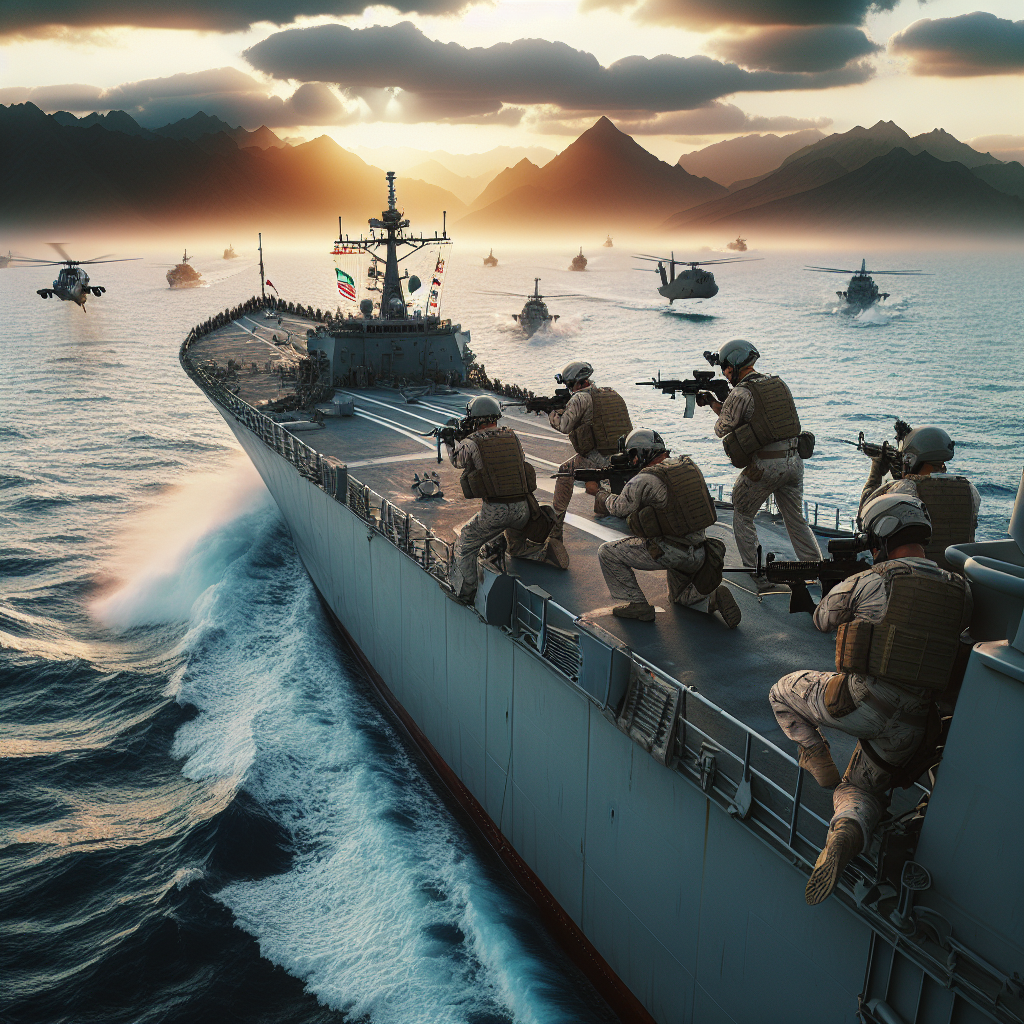 अमेरिकी सेना ने ईरानी जहाज जब्त करते हुए वीडियो जारी किया