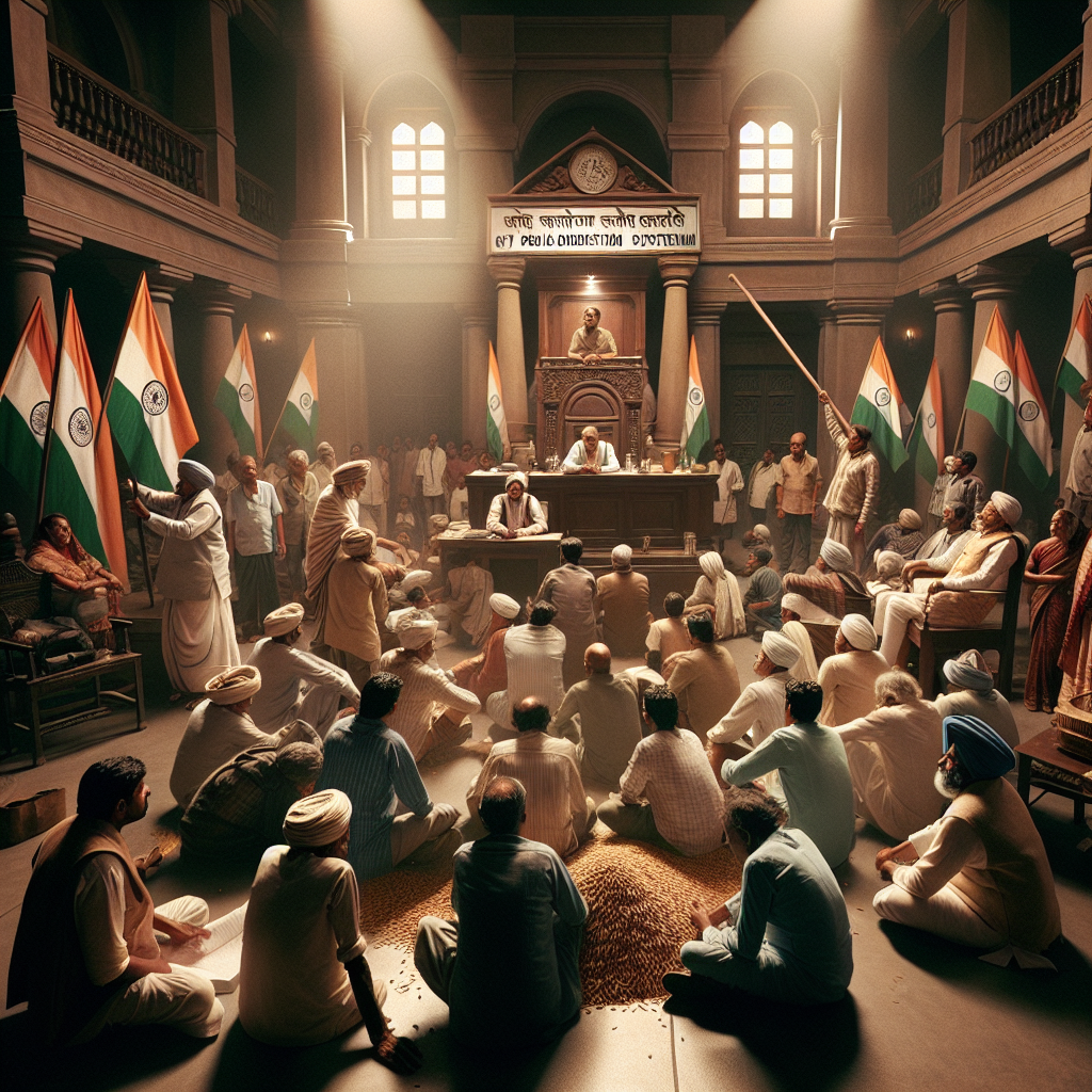 <p><strong>"CG में राशन घोटाला: जनहक़ीके का बड़ा विरोध! ग्रामीणों और नेताओं का फूड अफसर के चेंबर में धरना, 3 महीने से पीडीएस का चावल है गायब!"</strong></p>