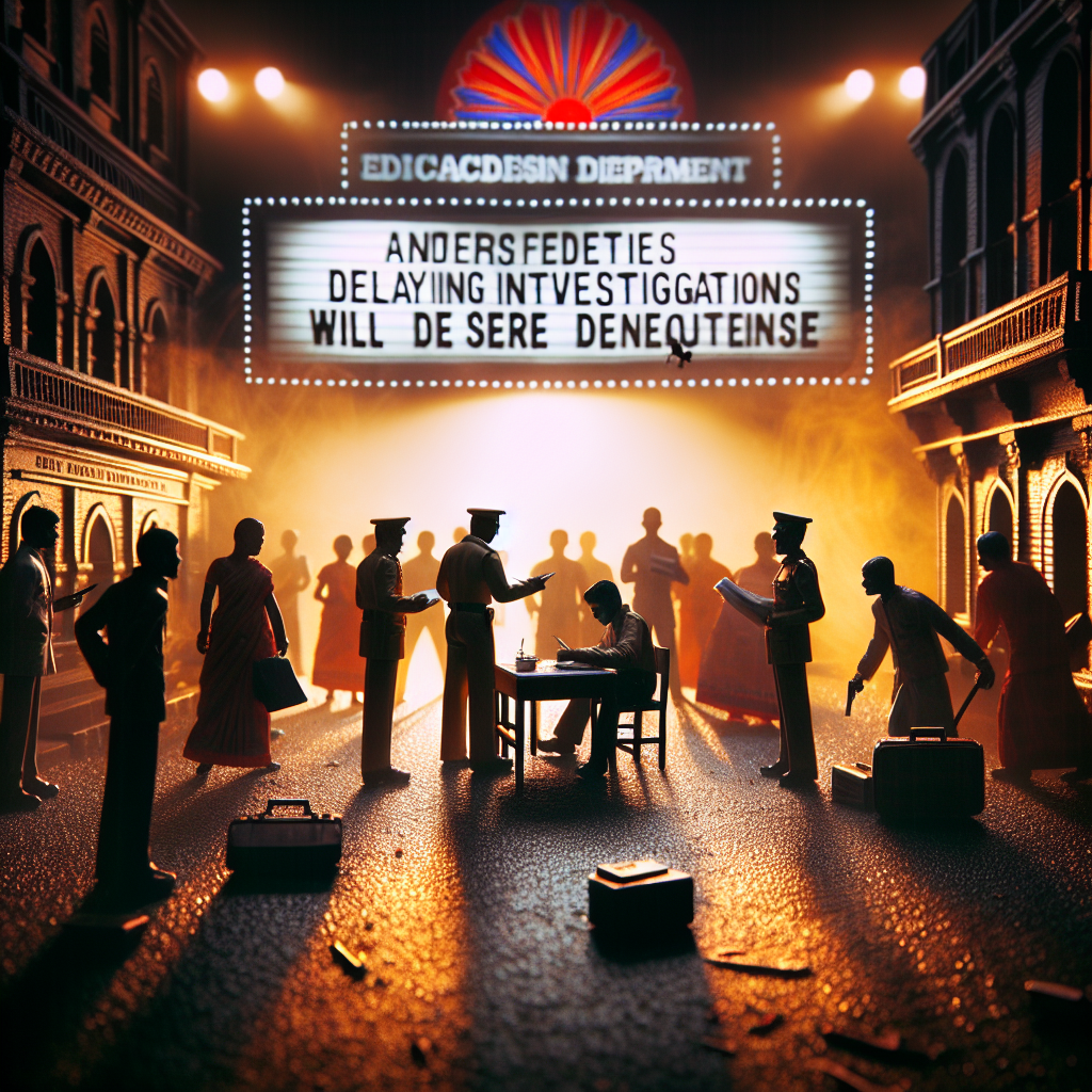 शिक्षा विभाग में अनुशासन की नई बयार: जांच में देरी करने वाले अधिकारियों पर गिरेगी गाज, तय हुआ सख्त डेडलाइन!