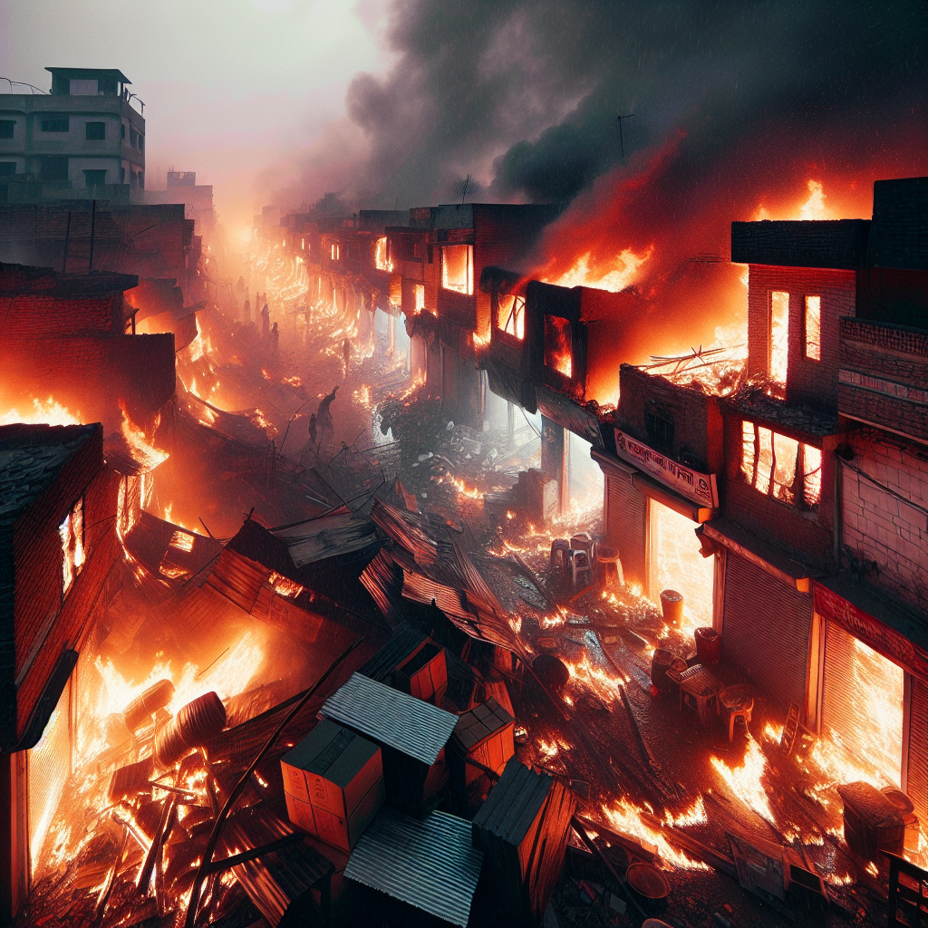 रायपुर की कॉलोनी में लगी भीषण आग: दुकान मालिक की लापरवाही से हवाई हुईं फायर सेफ्टी की सभी उम्मीदें!