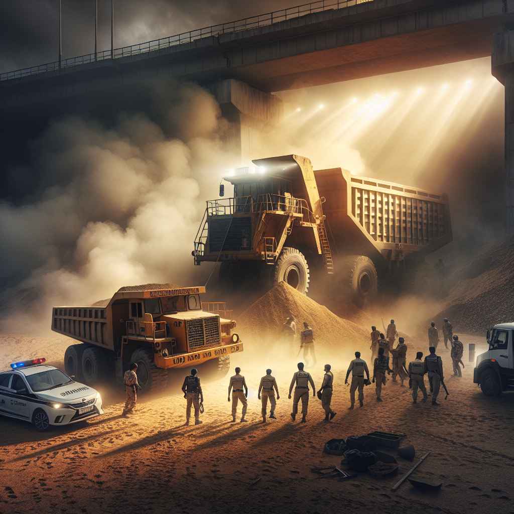 बड़ी कार्रवाई: अवैध रेत परिवहन में धड़ल्ले से चल रहे थे बड़े वाहन, छापेमारी में 11 हाइवा जब्त!