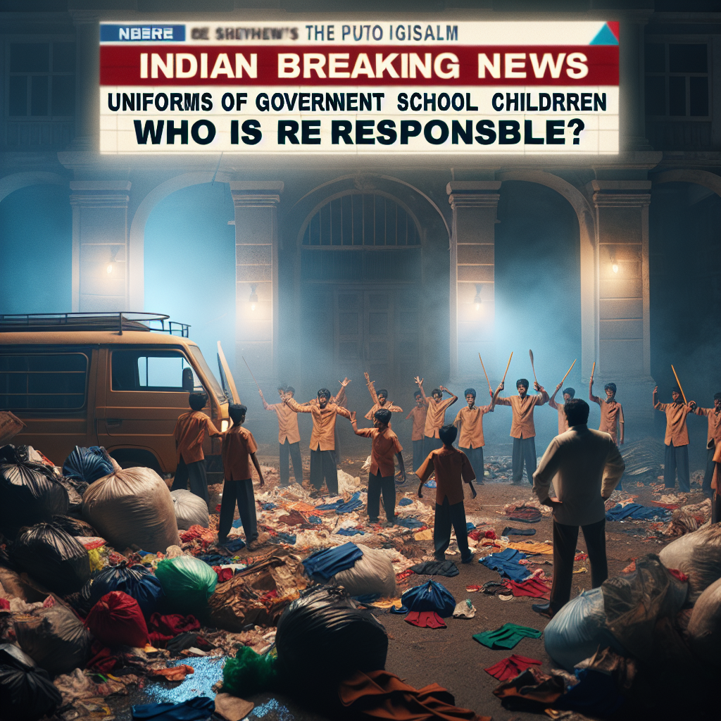 <p><strong>"बड़ी लापरवाही का पर्दाफाश! कचरे में मिला सरकारी स्कूल के बच्चों का यूनिफॉर्म, जिम्मेदार कौन?"</strong></p>