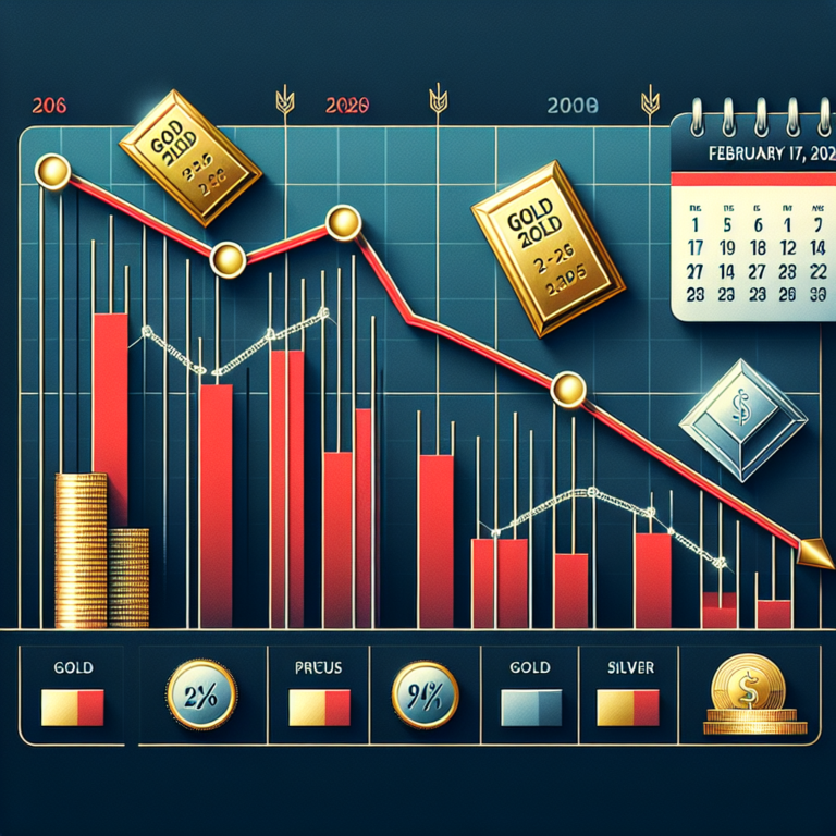 Gold Silver Price Fall February 17 2026