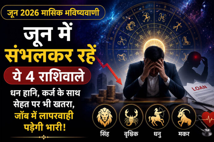 जून 2026 राशिफल: इन राशियों की नौकरी और आर्थिक स्थिति पर पड़ सकता है असर