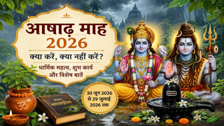 आज से शुरू हुआ आषाढ़ माह 2026: जानें धार्मिक महत्व, क्या करें और किन बातों से बचें