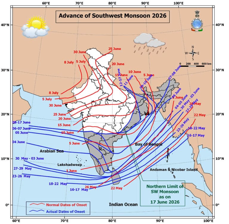 23 जून के आसपास छत्तीसगढ़ में दस्तक दे सकता है मानसून, IMD ने जारी किया अपडेट