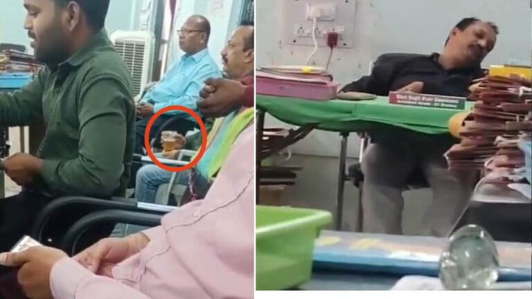 कलेक्टर कार्यालय परिसर में शराबखोरी का वीडियो वायरल, आबकारी विभाग के कर्मचारियों पर उठे सवाल