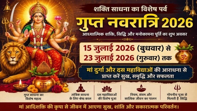 Gupt Navratri 2026: 15 जुलाई से शुरू होगी आषाढ़ गुप्त नवरात्रि, जानें चैत्र और शारदीय नवरात्र से कैसे है अलग