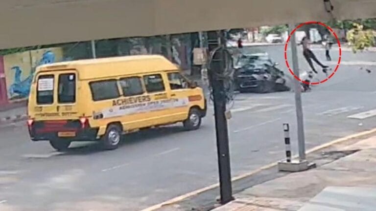 छत्तीसगढ़ CCTV में कैद मौत: तेज रफ्तार कार ने ली छात्र की जान