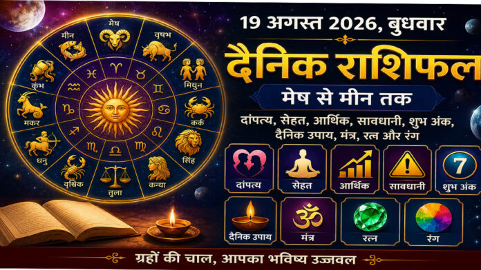 Daily Horoscope for Wednesday, August 19, 2026