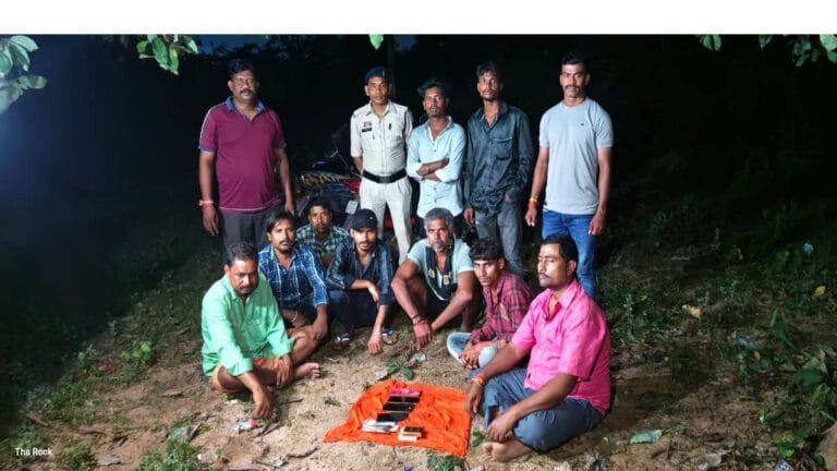 कसेकेरा के जुआ फड़ में सिवनी, मातगुड़ा और खट्टा के जुआरी पकड़ाए, 91 हजार की संपत्ति जब्त